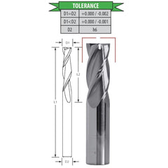 Best Carbide 3/8" 4 Flute Long Series Square End Mill – 3/8" Shank - Twin Eagle Imports