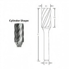 BEST CARBIDE CARBIDE BURRS Best Carbide - SA1NF 1/4" Aluminium Cut Carbide Burr