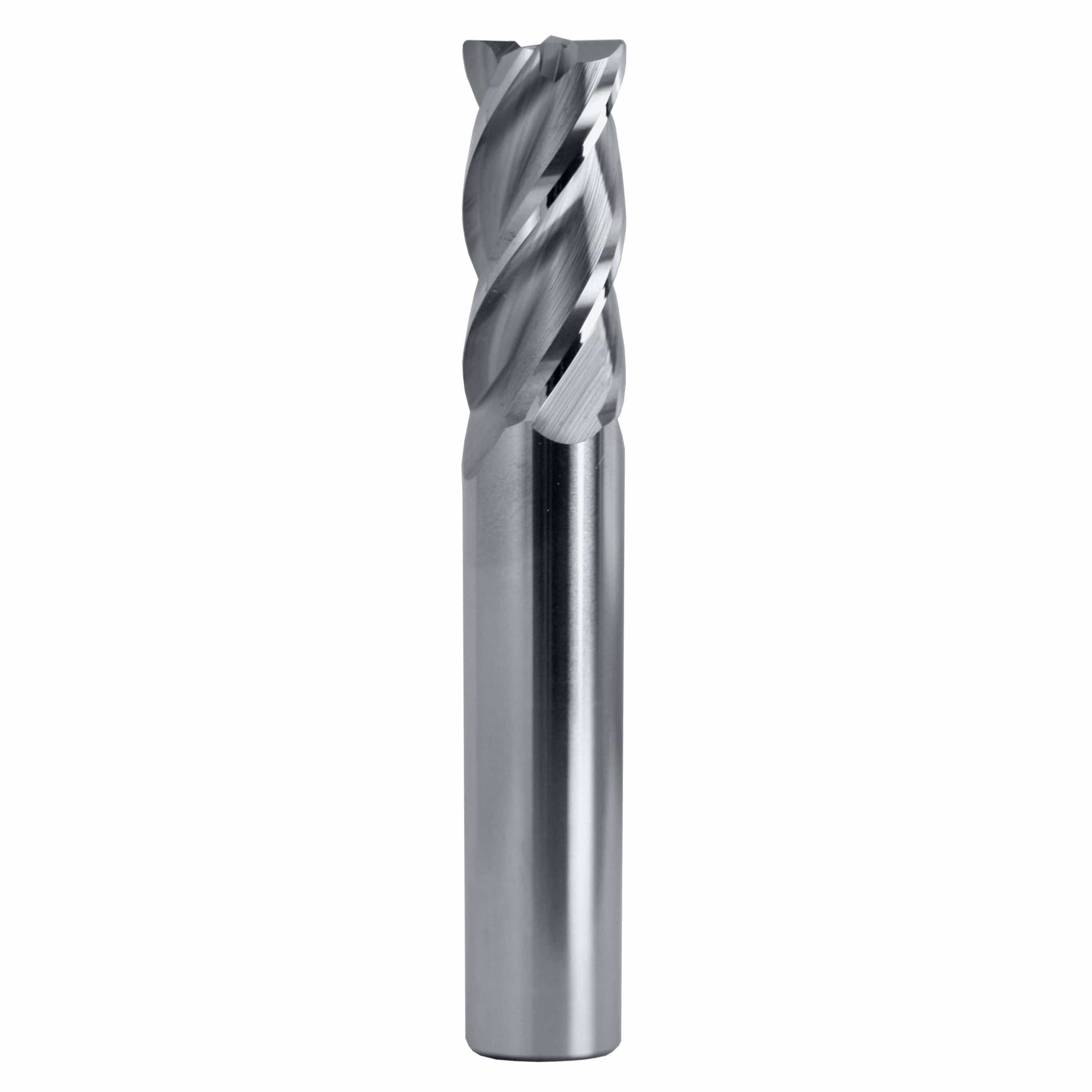 BEST CARBIDE Carbide Endmill Best Carbide 8mm 4 Flute Nano Coated Short Series Corner Radius End Mill – 8mm Shank, 0.5mm Radius