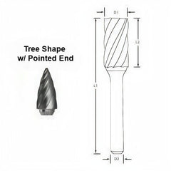 Best Carbide - SG5NF 1/2" Aluminium Cut Carbide Burr - Twin Eagle Imports