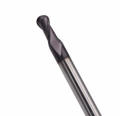 6mm HEPYC Short Series Carbide Ball Nose Slot Drill TIALN Coated