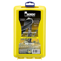 Bordo 14 to 25mm 8 Piece 1/2" Reduced Shank Drill Set | HSS Twist Drills - Twin Eagle Imports