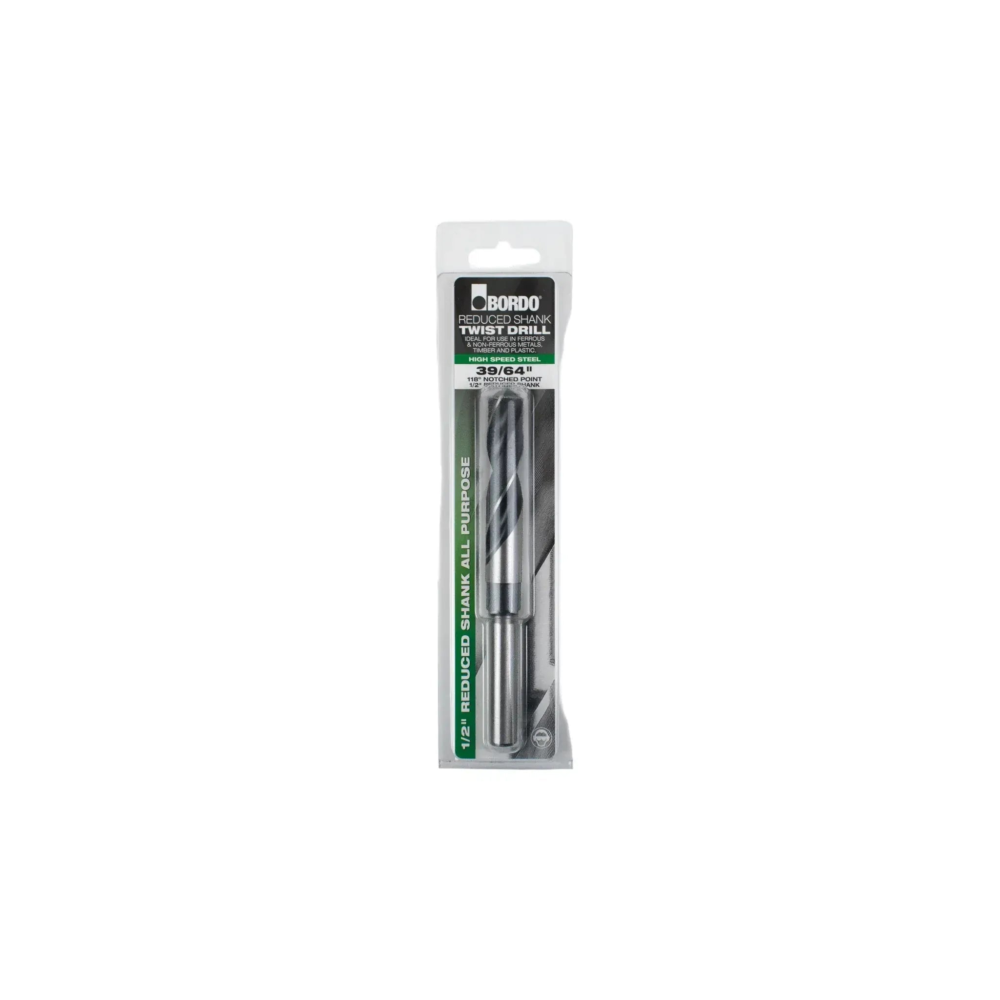 Bordo 39/64" HSS Reduced Shank Drill - Twin Eagle Imports