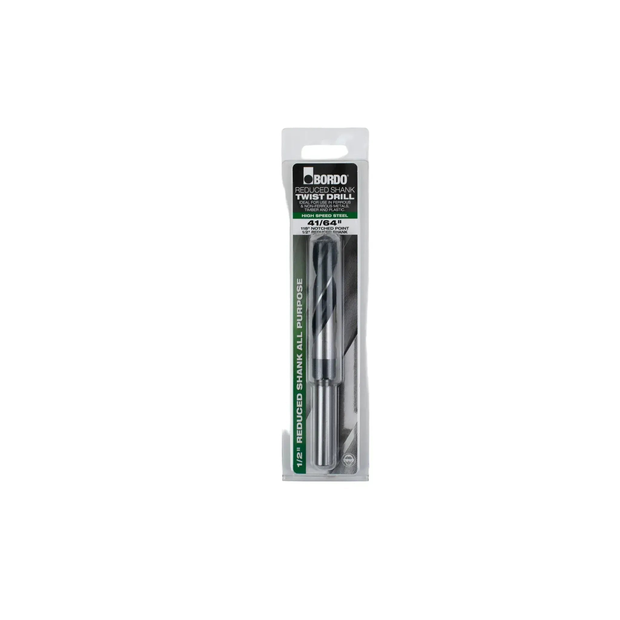 Bordo 41/64" HSS Reduced Shank Drill - Twin Eagle Imports