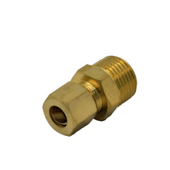 Brass Compression Male Female Connector (T5/16xM3/8) - Twin Eagle Imports