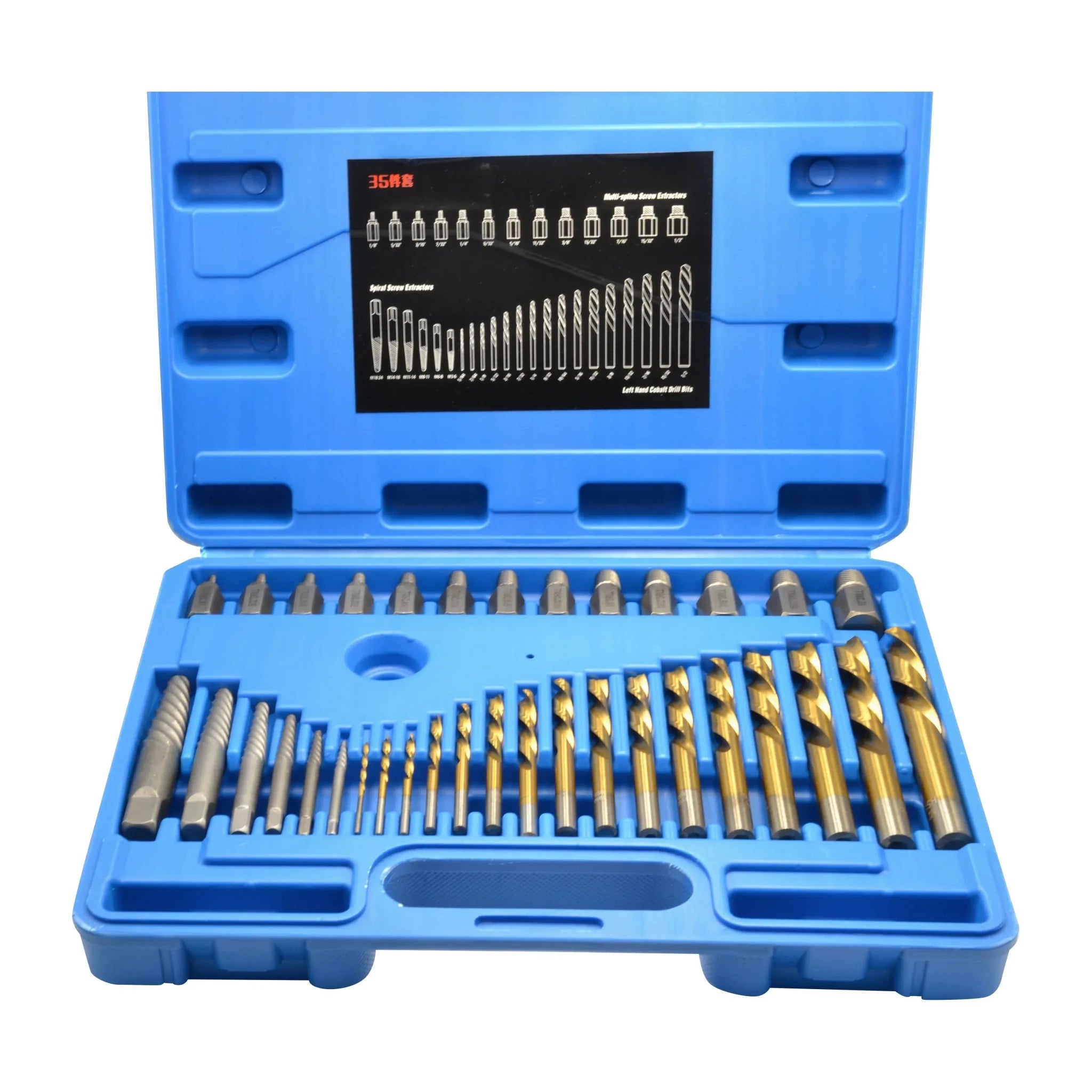 Broken Bolt Master Extractor Kit 35 Piece - Twin Eagle Imports