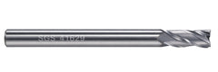Kyocera SGS 41629 4mm 4 Flute Bright Uncoated Stub Carbide Square End Mill