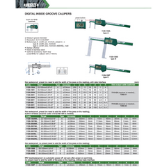 Insize Digital Inside Groove Caliper 40–500 mm Range Series 1120-500