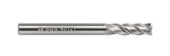 Kyocera SGS 40121 3mm 4 Flute Bright Uncoated Long Carbide Square End Mill