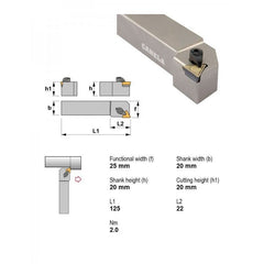 Canela CTGPL2020K11 External Turning Toolholder – 20×20 mm - Twin Eagle Imports