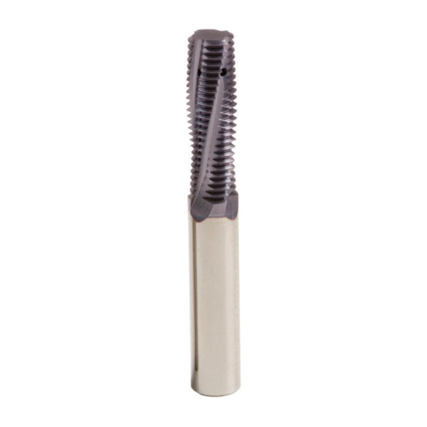 CARMEX PRECISION TOOLS LTD Carbide Mill Thread Carmex Mill Thread Solid Carbide 14 BSPT with internal coolant through flutes 26.3mm depth