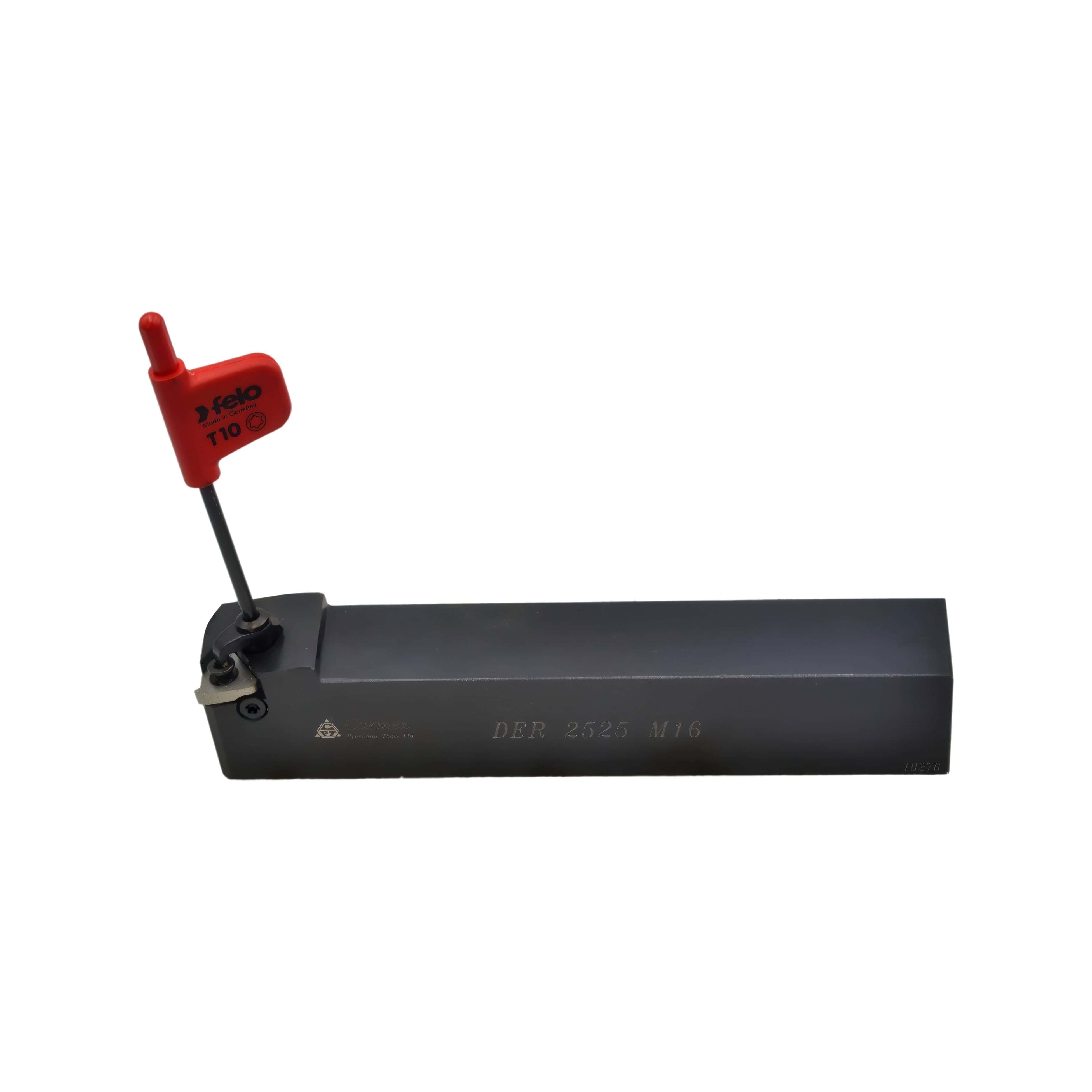 CARMEX PRECISION TOOLS LTD Turning Tool Carmex External Thread Turning Tool Holder DER 2525 M16 25mm Shank