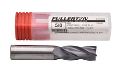 Fullerton 30637 5/8 Inch 4 Flute TiAlN Coated Carbide Square End Mill