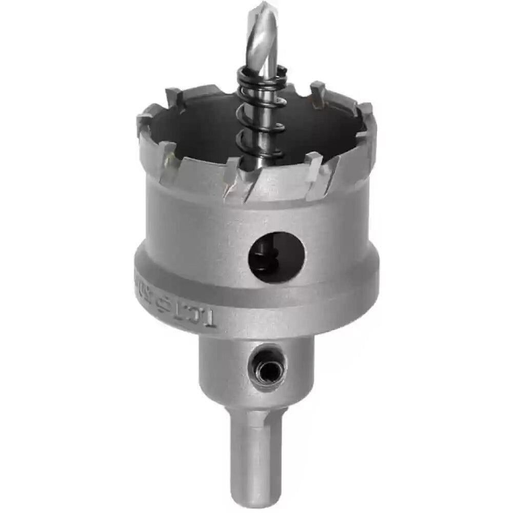 28mm Tungsten Carbide Tipped Holesaw (1/2" Shank) 50mm D.O.C | CH Tools