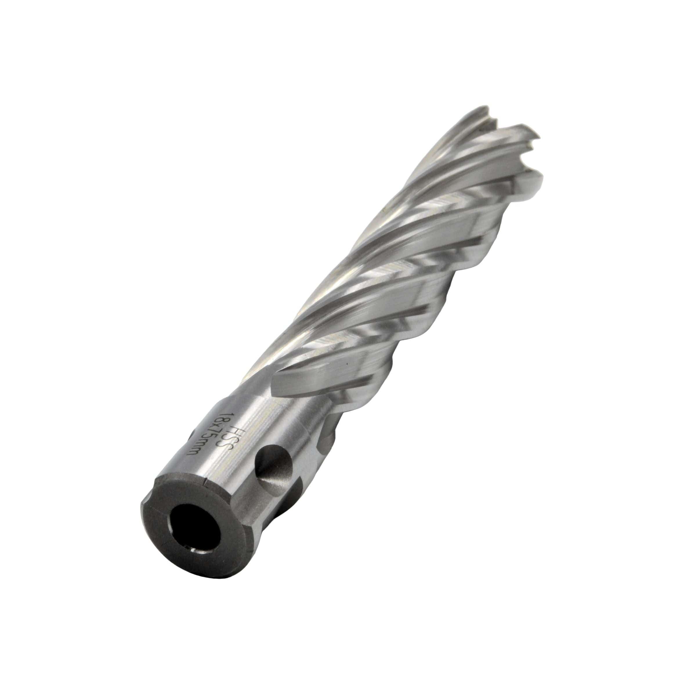 18 x 75mm D.O.C HSS Weldon Shank Annular Cutter | CH Tools