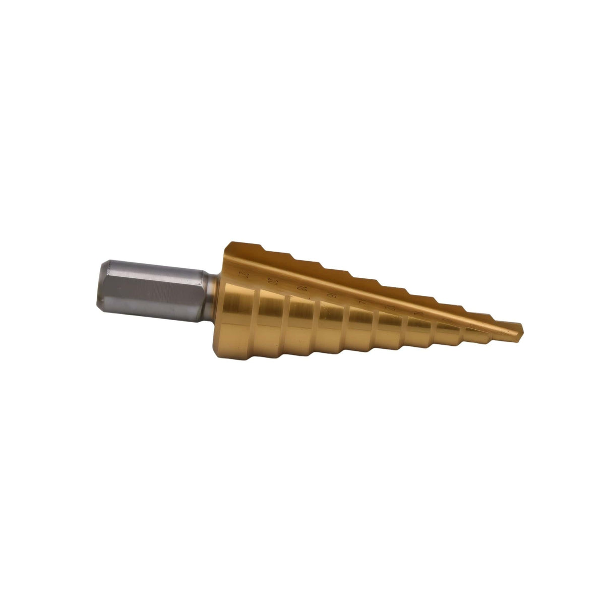CH-TOOLS - ZHEJIAN XINXING TOOLS CO LTD Drill CH Tools HSS-E TiN Step Drill Bit 4–22mm – 10 Steps