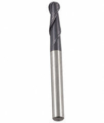 Fullerton 5.0mm 2 Flute TiAlN Coated Carbide Ball Nose Endmill - 3215 Series