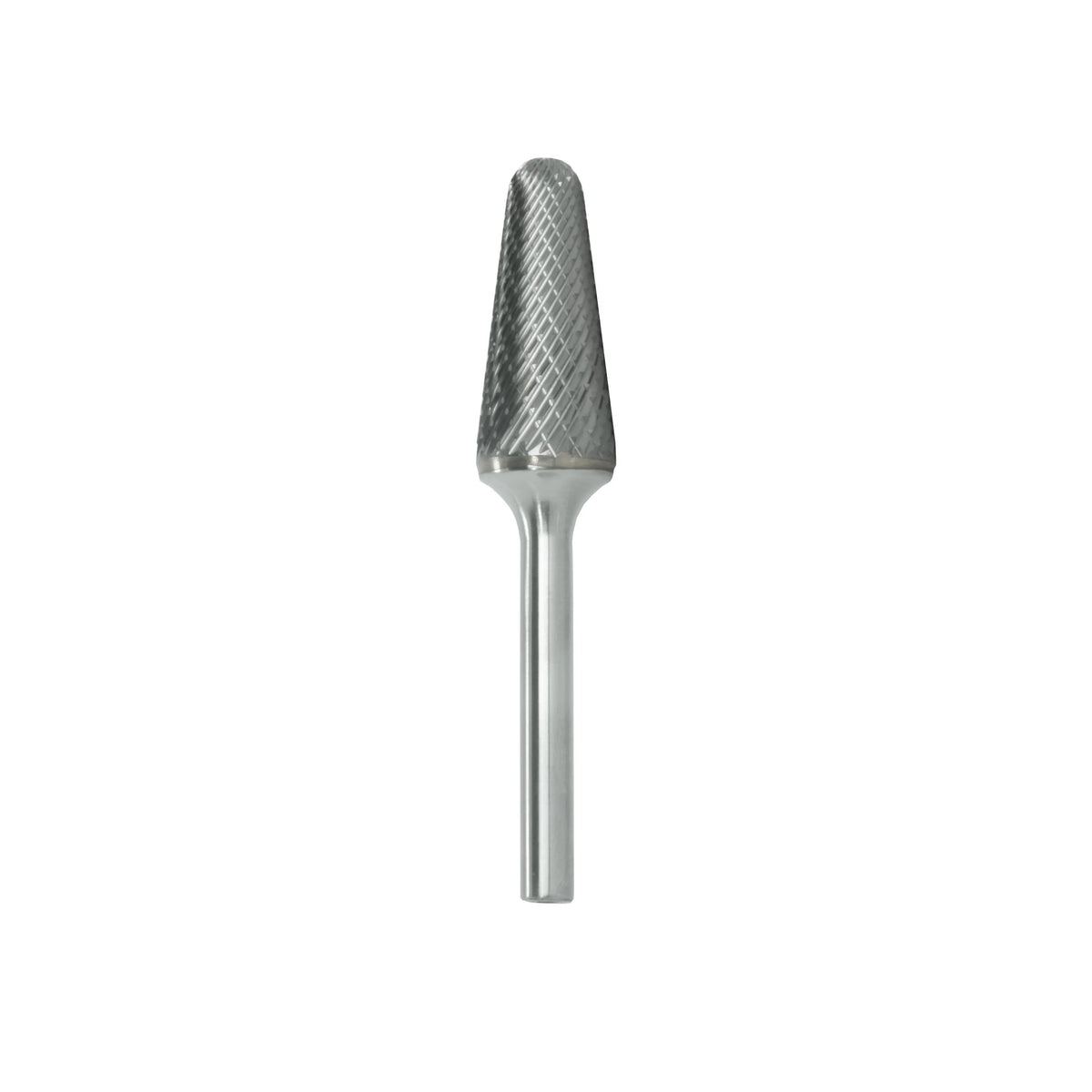 Best Carbide SL5 5/8″ Double‑Cut Carbide Burr close‑up of flutes and shank