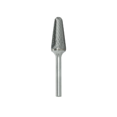 Best Carbide SL5 5/8″ Double‑Cut Carbide Burr close‑up of flutes and shank