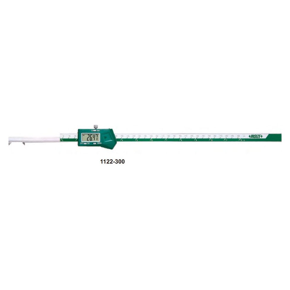 Insize Metric Digital Hook Caliper 0.16-12"/4-300mm Range Series 1122-300