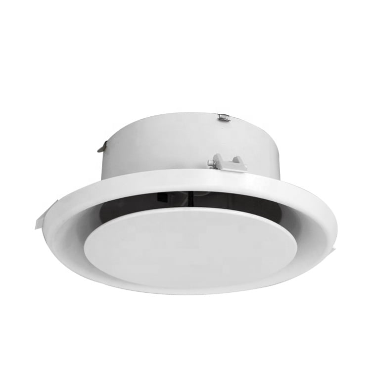 Ductsure PCD250 Plastic Round Ceiling Cone Vent Diffuser