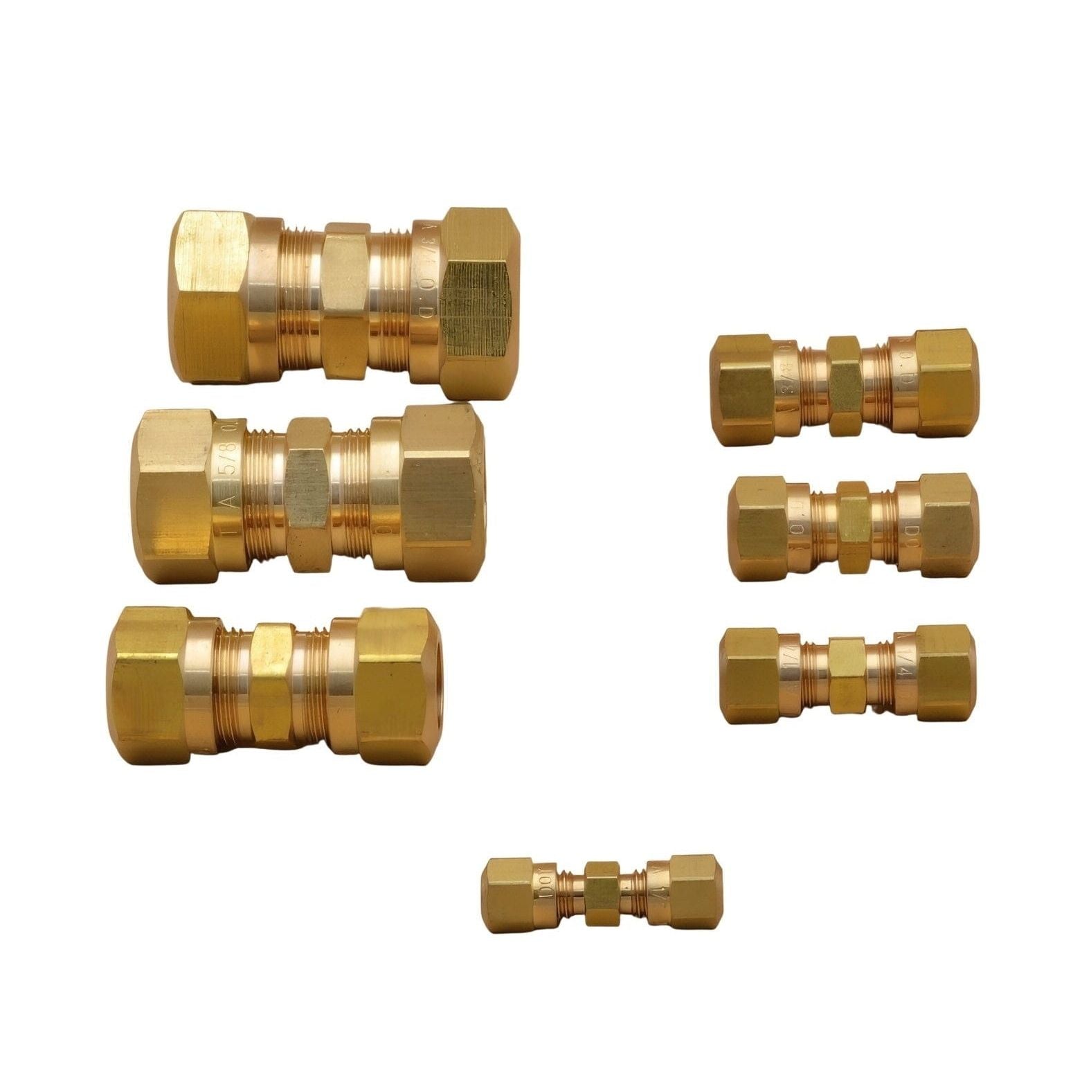 DOT Brass Connector 21pc DOT Nylon Tubing Union and 9pc DOT Union Tee