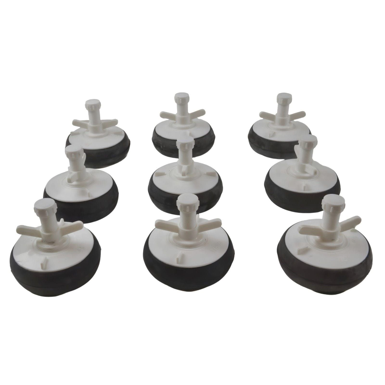 DRAINCHEM Expanding Plumbing Plug 9x Nylon Mechanical Pipe Test Plug Bung with 13mm Bypass 110mm to 130mm