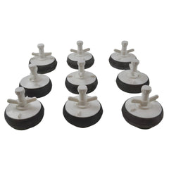 DRAINCHEM Expanding Plumbing Plug 9x Nylon Mechanical Pipe Test Plug Bung with 13mm Bypass 110mm to 130mm