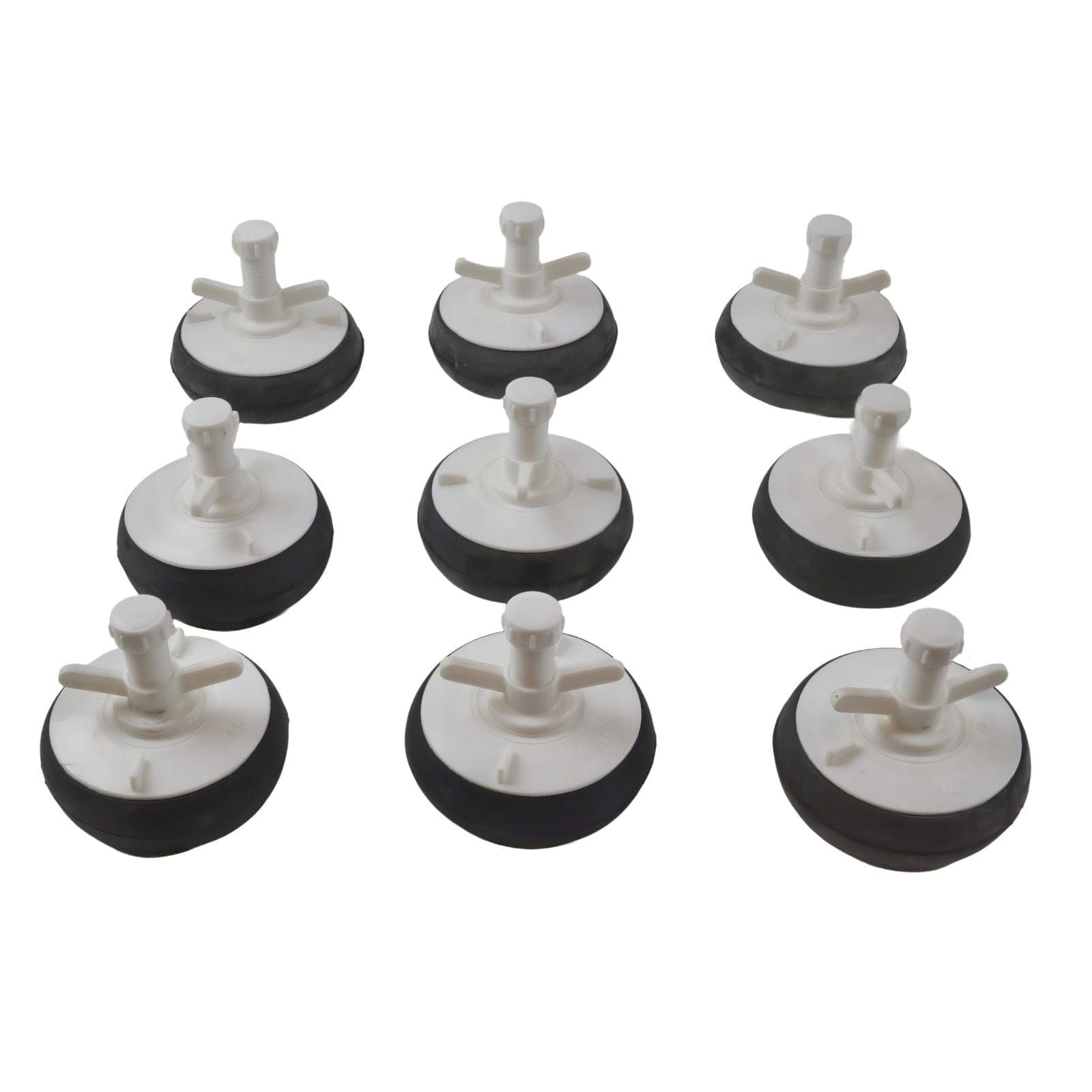 DRAINCHEM Expanding Plumbing Plug 9x Nylon Mechanical Pipe Test Plug Bung with 13mm Bypass 110mm to 130mm