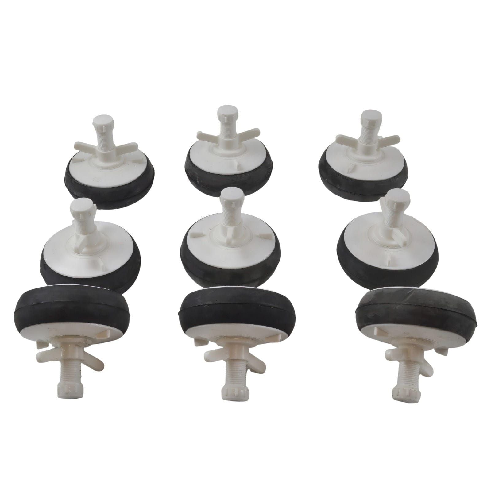 DRAINCHEM Expanding Plumbing Plug 9x Nylon Mechanical Pipe Test Plug Bung with 13mm Bypass 110mm to 130mm