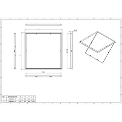 Ductsure Access Panel Pack of 5 Ductsure Access Panel White Powder Coated 12"x12" (305x305mm)