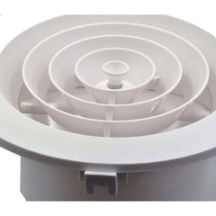 Ductsure PDJ150 Plastic Round Ceiling Vent Diffuser - Twin Eagle Imports