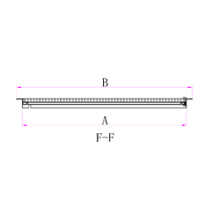 Ductsure Ventilation Ductsure Eggcrate Hinged Polyester Filter – EGHF-P 600500 (595 x 495 mm)