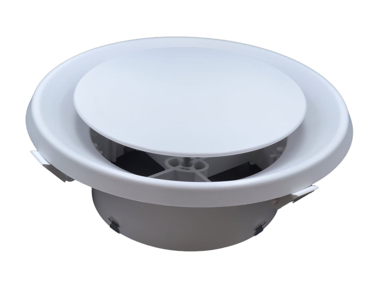 Ductsure Ventilation Ductsure PCD200 Plastic Round Ceiling Cone Vent Diffuser