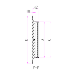 Ductsure Ventilation Ductsure White Aluminium Vent Grille – Square Face Slat (295 x 295 mm) - LFD-4A 295/150