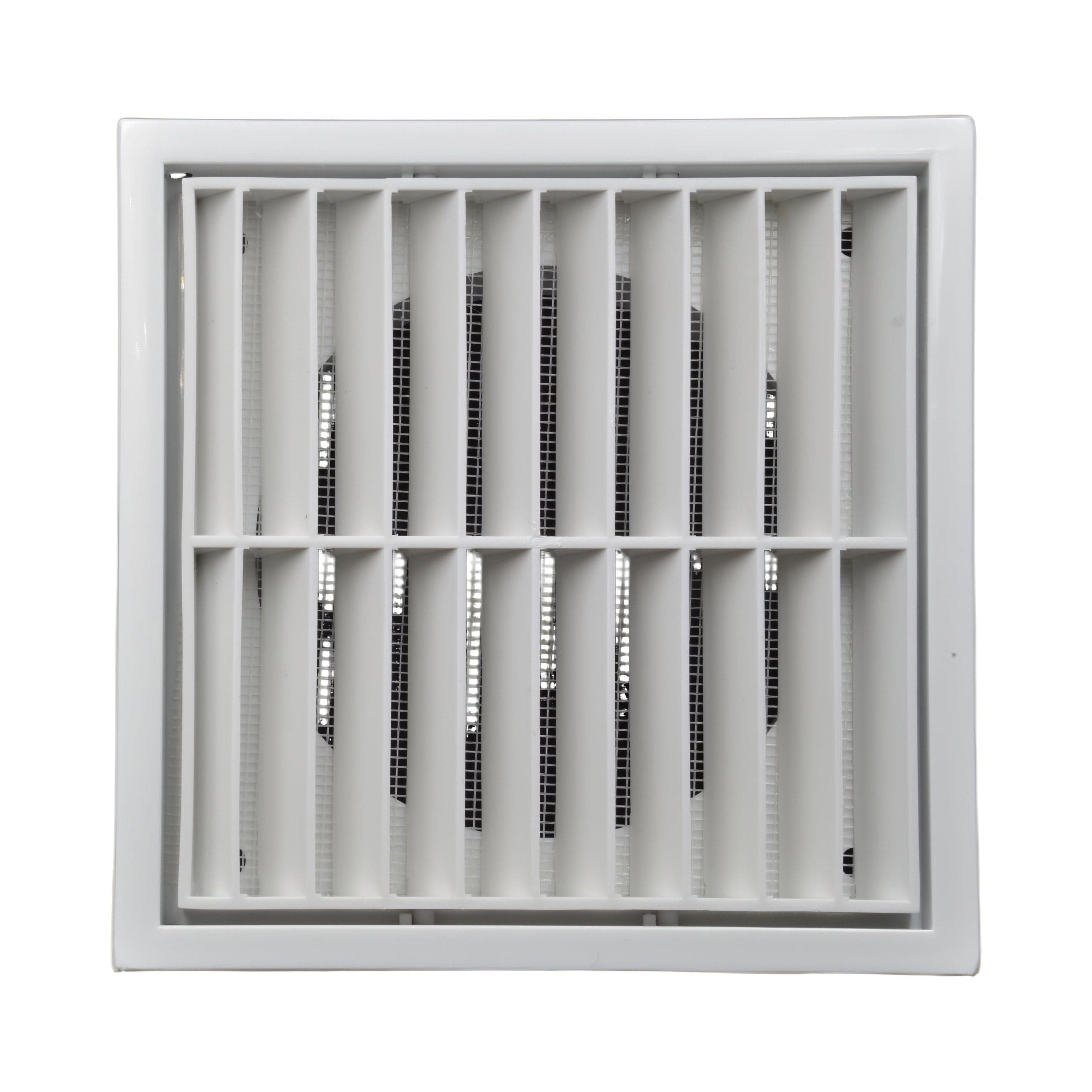 Ductsure Ventilation Twin Pack PFL150 Ductsure Ducting Wall Vent : Fixed Louvre - Φ150