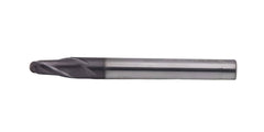 6mm HEPYC Short Series Carbide Ball Nose Slot Drill TIALN Coated
