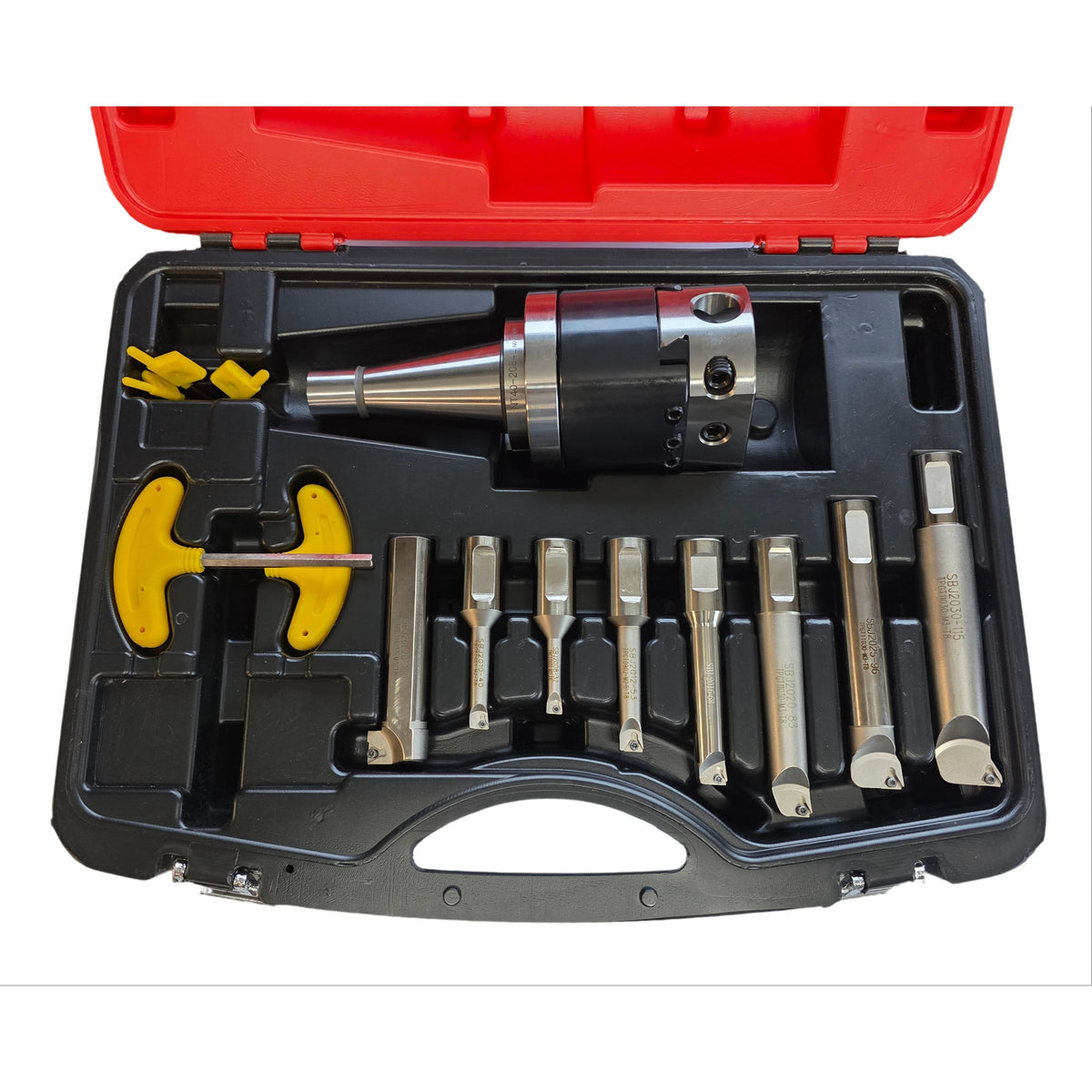 NBH2084 Fine Boring Head Set NT40 Tool Holder+8Pcs 20mm Boring Bar