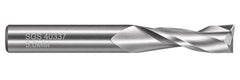 Kyocera SGS 40349 8mm 2 Flute Bright Uncoated Carbide Square End Mill