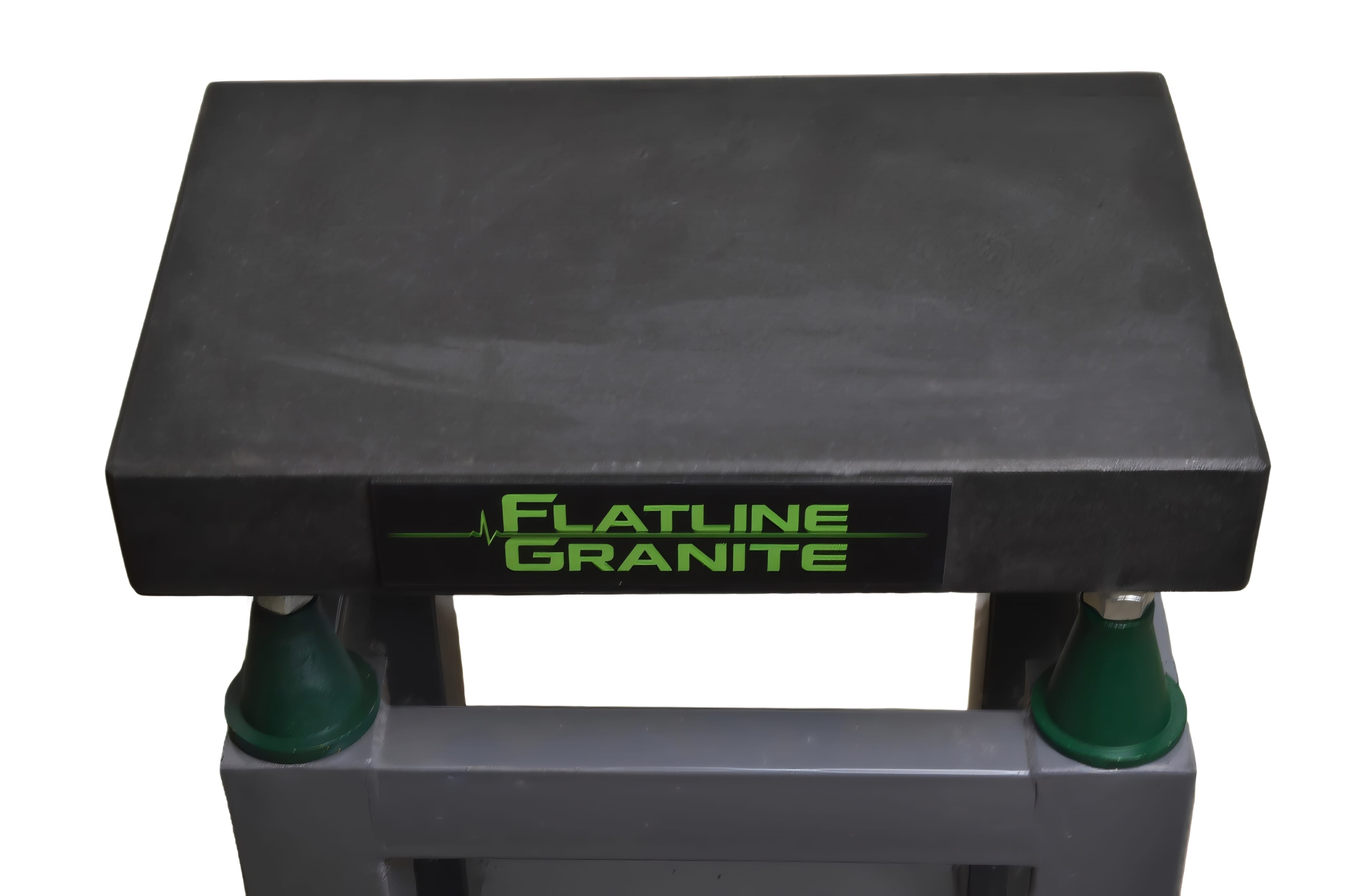 Flatline Granite MEASURING EQUIPMENT Flatline Granite Surface Plate 400 x 250 x 60mm with Stand & Levelling Brackets