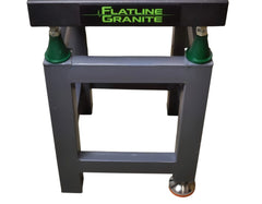 Flatline Granite MEASURING EQUIPMENT Flatline Granite Surface Plate 400 x 400 x 60mm with Stand & Levelling Table