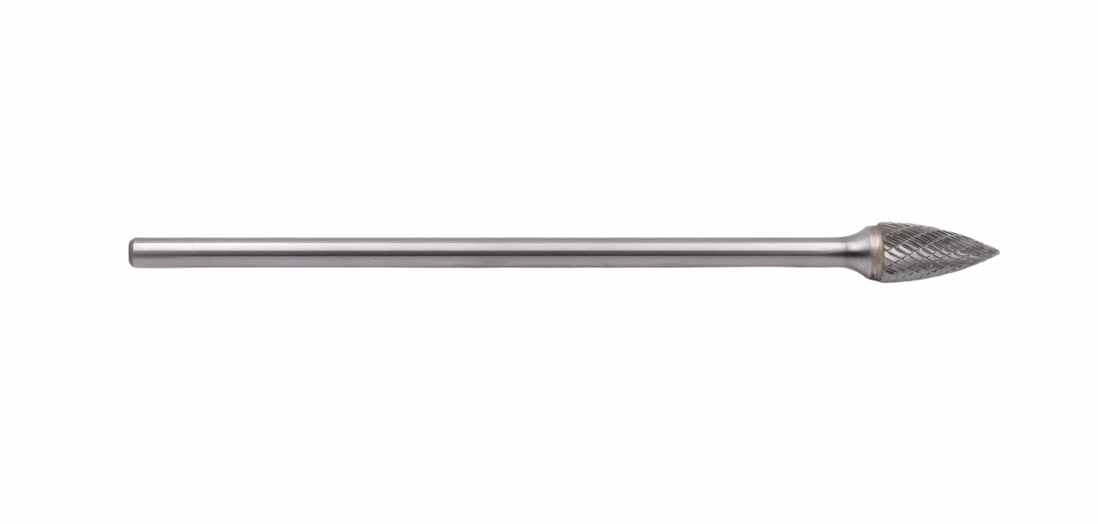 FULLERTON TOOL COMPANY CARBIDE BURRS Fullerton SG5L6 1/2" Pointed Tree Shape Extended Shank Carbide Burr