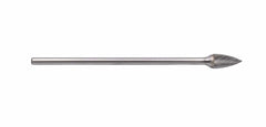 FULLERTON TOOL COMPANY CARBIDE BURRS Fullerton SG5L6 1/2" Pointed Tree Shape Extended Shank Carbide Burr