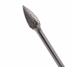 FULLERTON TOOL COMPANY CARBIDE BURRS Fullerton SG5L6 1/2" Pointed Tree Shape Extended Shank Carbide Burr