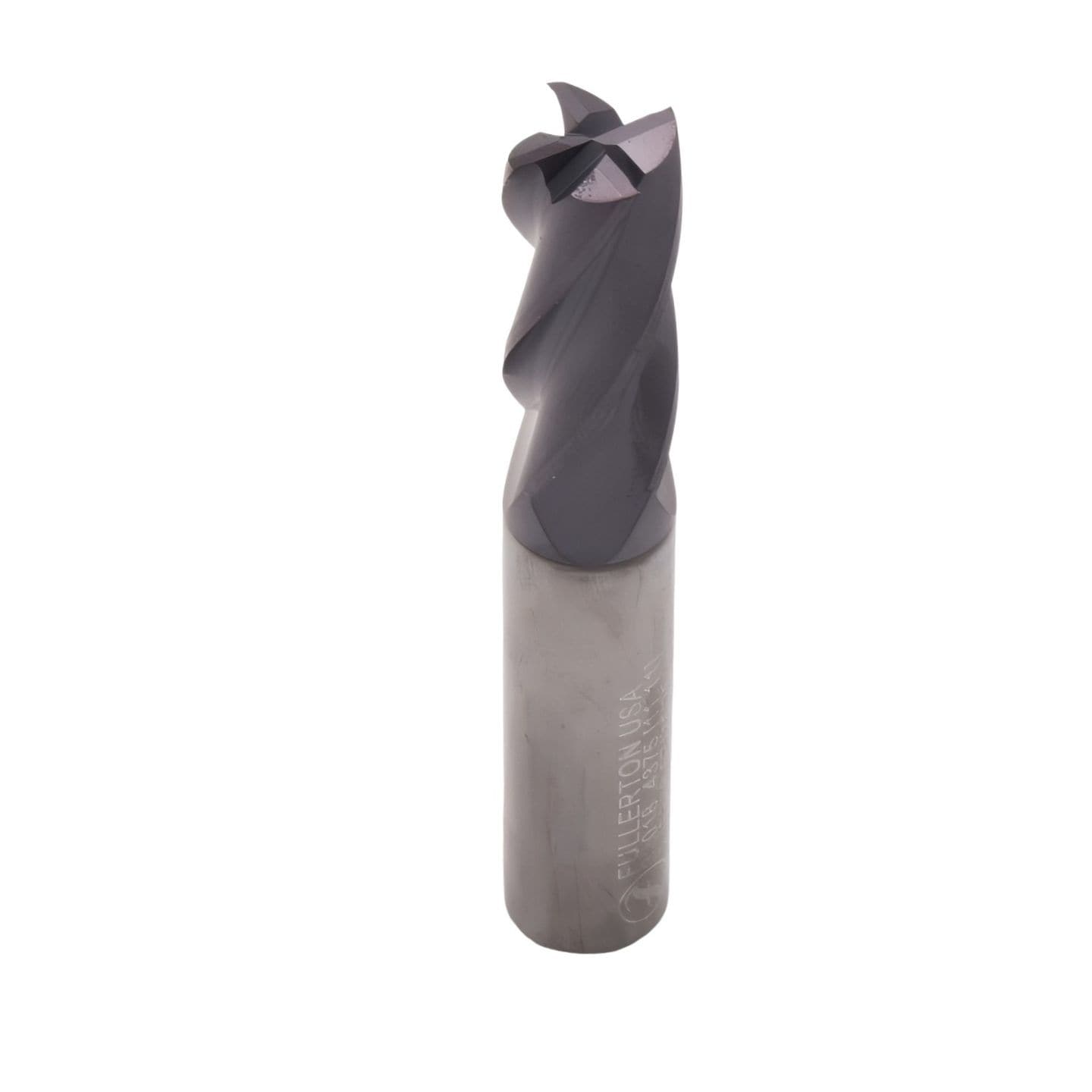 FULLERTON TOOL COMPANY CARBIDE ENDMILL Fullerton 30631 7/16 Inch 4 Flute TiAlN Coated Carbide Square End Mill