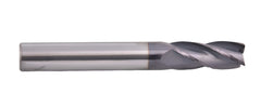 FULLERTON TOOL COMPANY CARBIDE ENDMILL Fullerton 92215 11mm 4 Flute TiAlN Coated Carbide Square End Mill