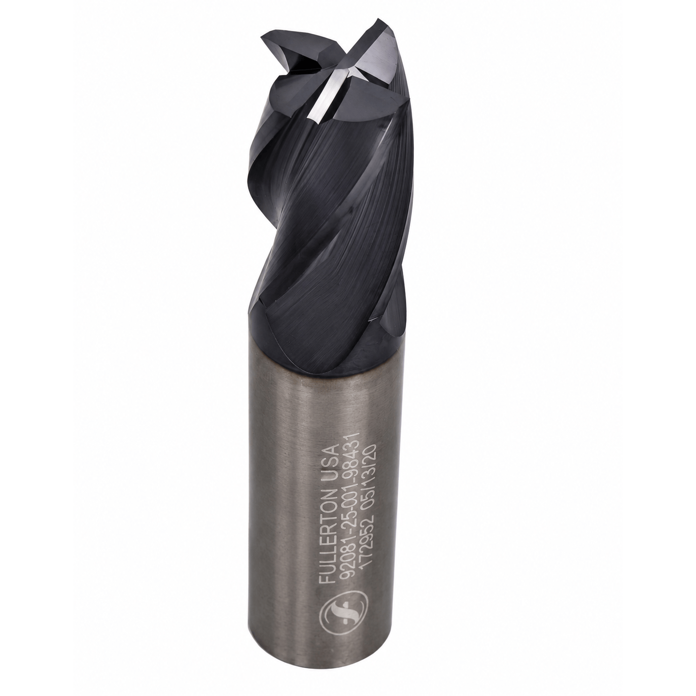 FULLERTON TOOL COMPANY CARBIDE ENDMILLS Fullerton 92222 25mm 4 Flute TiAlN Coated Carbide Square End Mill