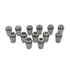 Generic Industrial:CNC, Metalworking & Manufacturing:Metalworking Inspection & Measurement:Gage Blocks & Spacers 13 Pc ER 20 Spring Collet set 1 - 13 mm