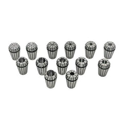 Generic Industrial:CNC, Metalworking & Manufacturing:Metalworking Inspection & Measurement:Gage Blocks & Spacers 13 Pc ER 20 Spring Collet set 1 - 13 mm