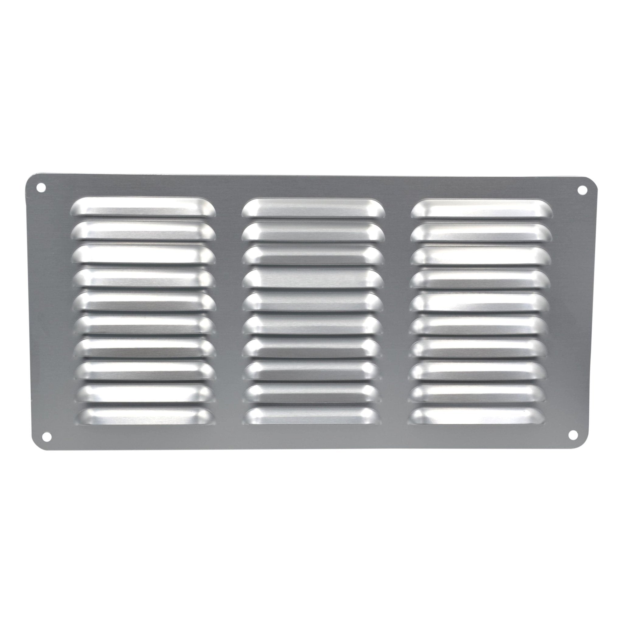 Haron 3001S Aluminium Vents – Anodised Silver 300 x 150mm Pack of 2 - Twin Eagle Imports